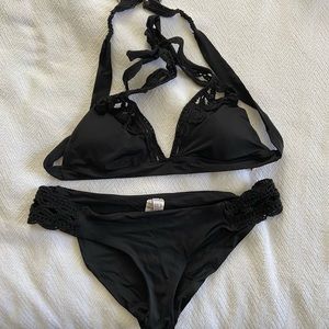 Becca black bathing suit